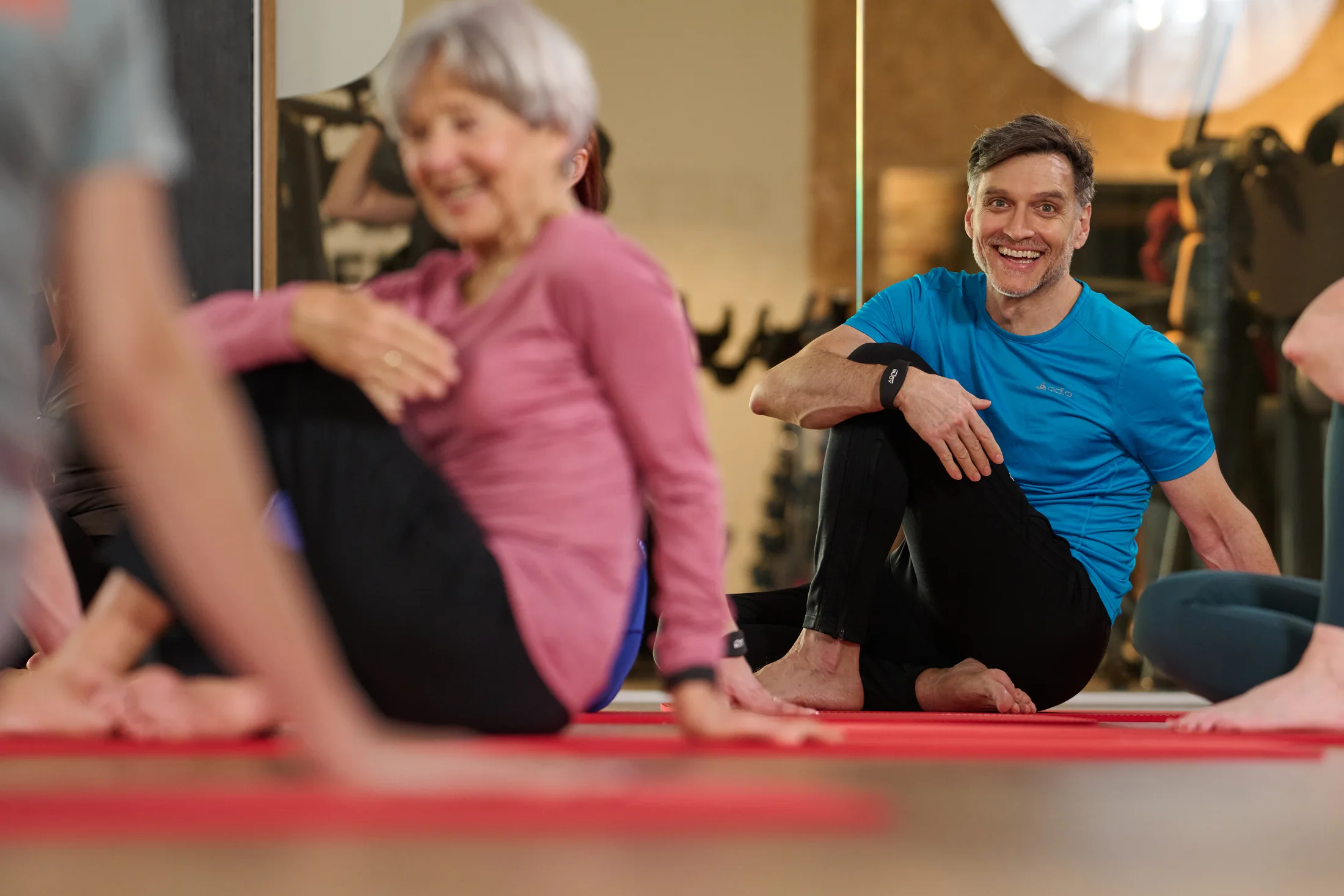 Geführtes Mobilitäts-, Pilates- oder Stretchingtraining bei INJOY