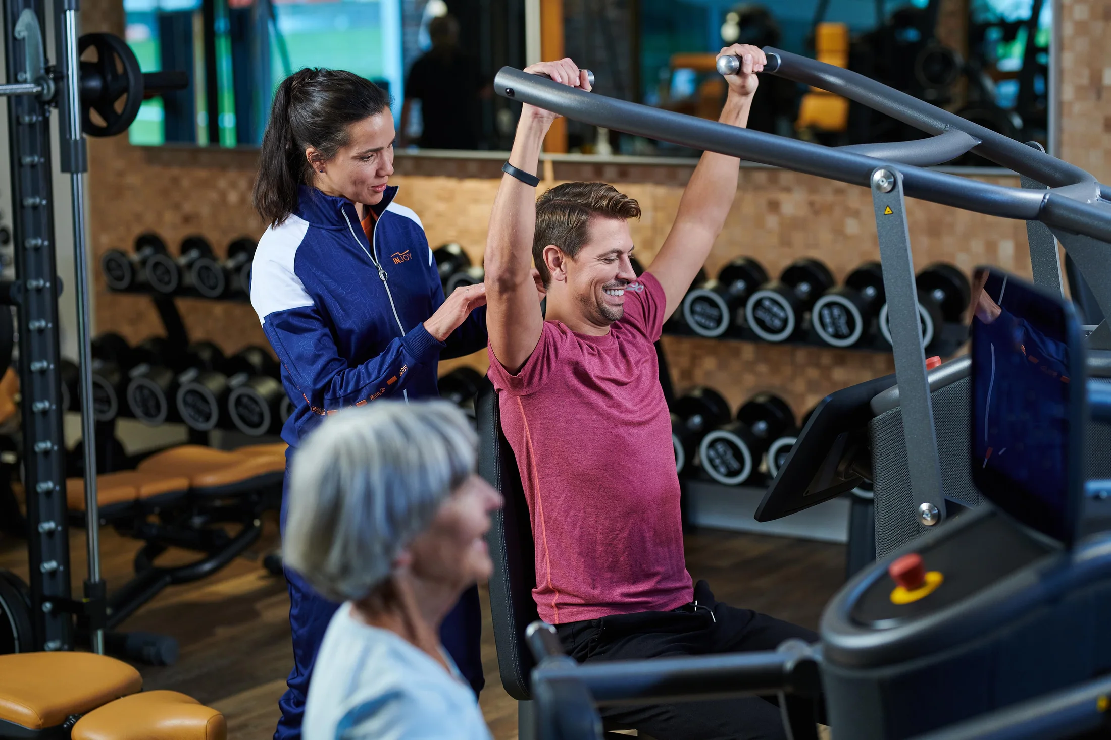 Sicher begleitetes Gesundheitstraining bei INJOY