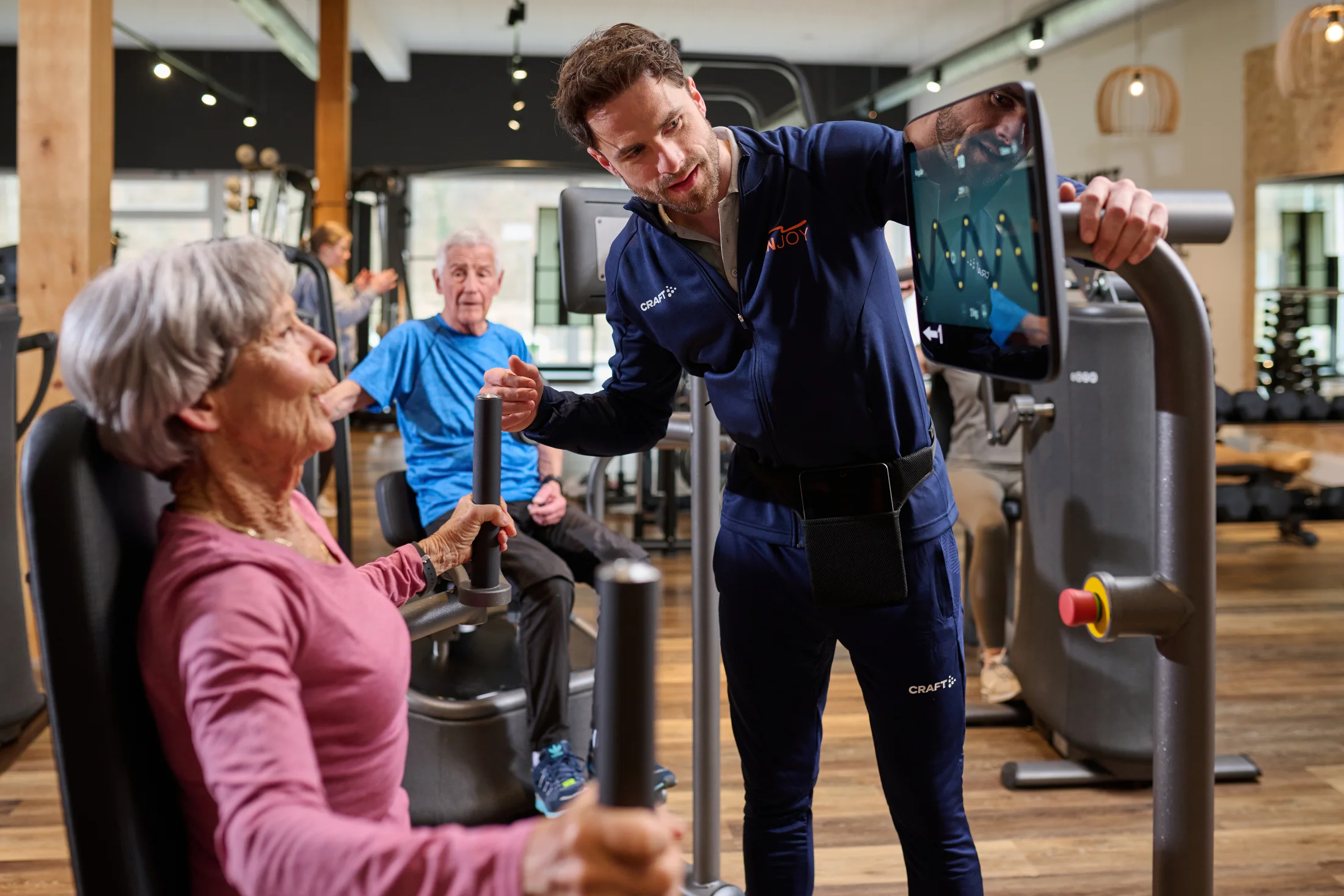 Sicher begleitetes Gesundheitstraining bei INJOY