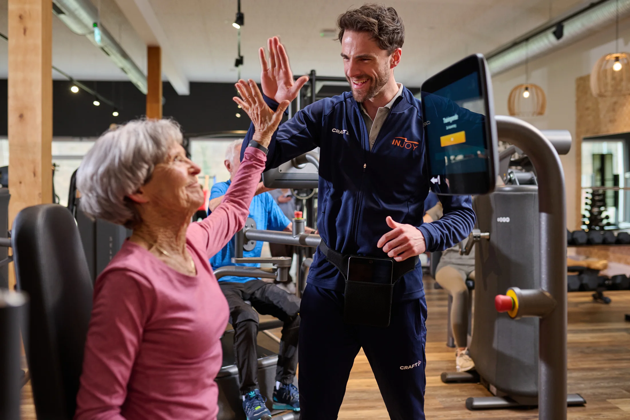 Sicher begleitetes Gesundheitstraining bei INJOY
