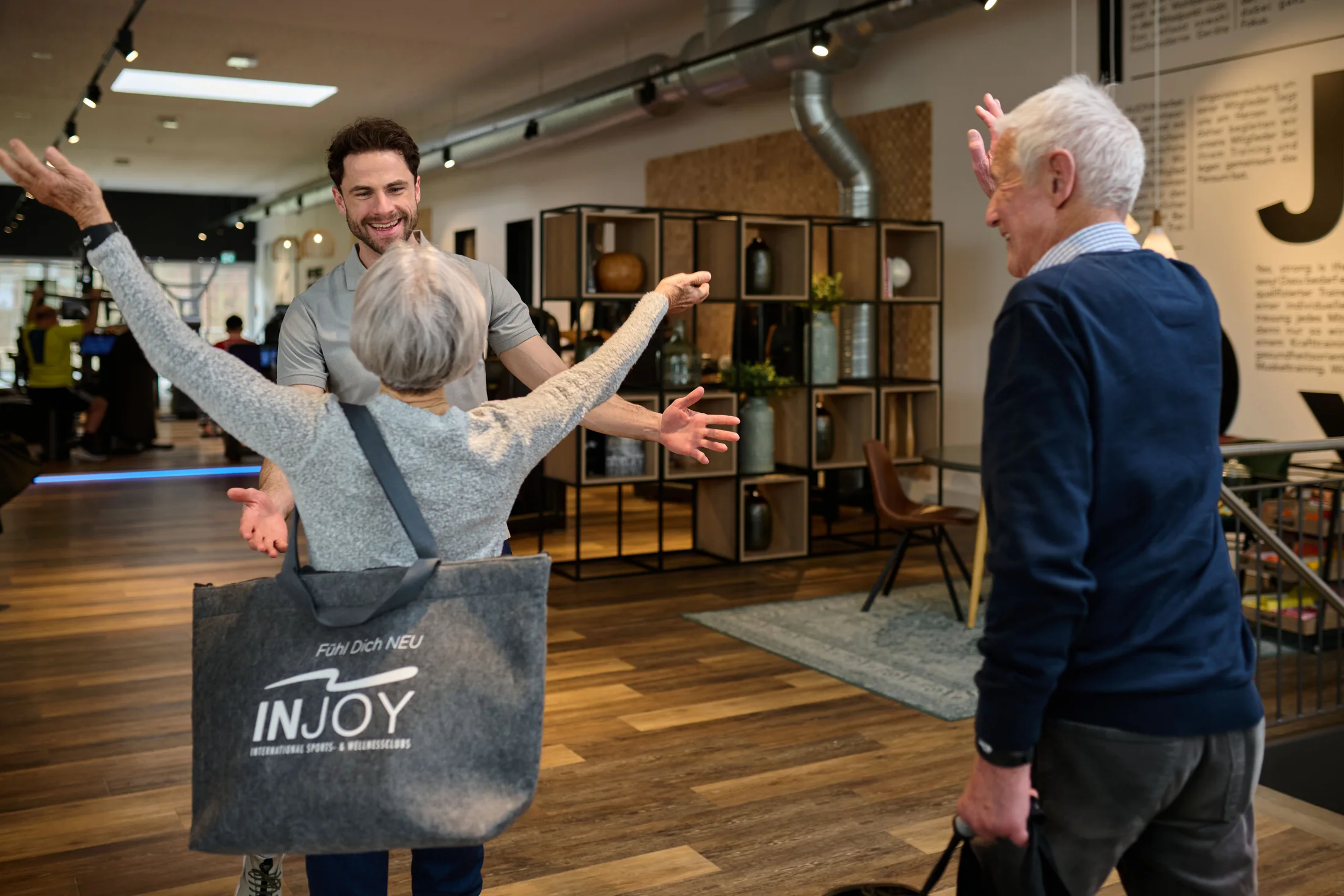 Herzlicher Empfang und persönlicher Kontakt bei INJOY